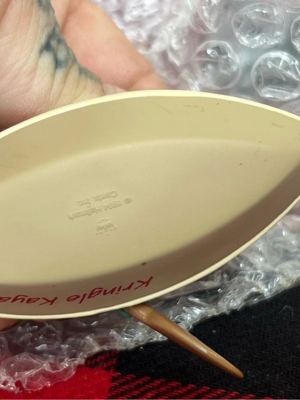 Vintage 1994 Hallmark Keepsake “Kringle Kayak” Ornament